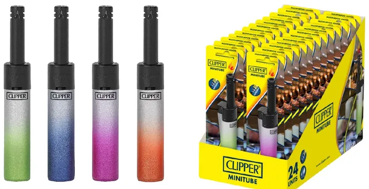 CLIPPER Minitube «Silver Metallic Gradient» — дисплей D24