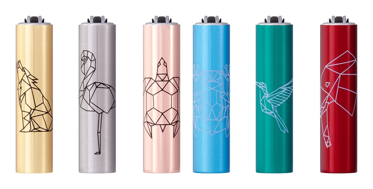 Металлические зажигалки CLIPPER с гравировкой